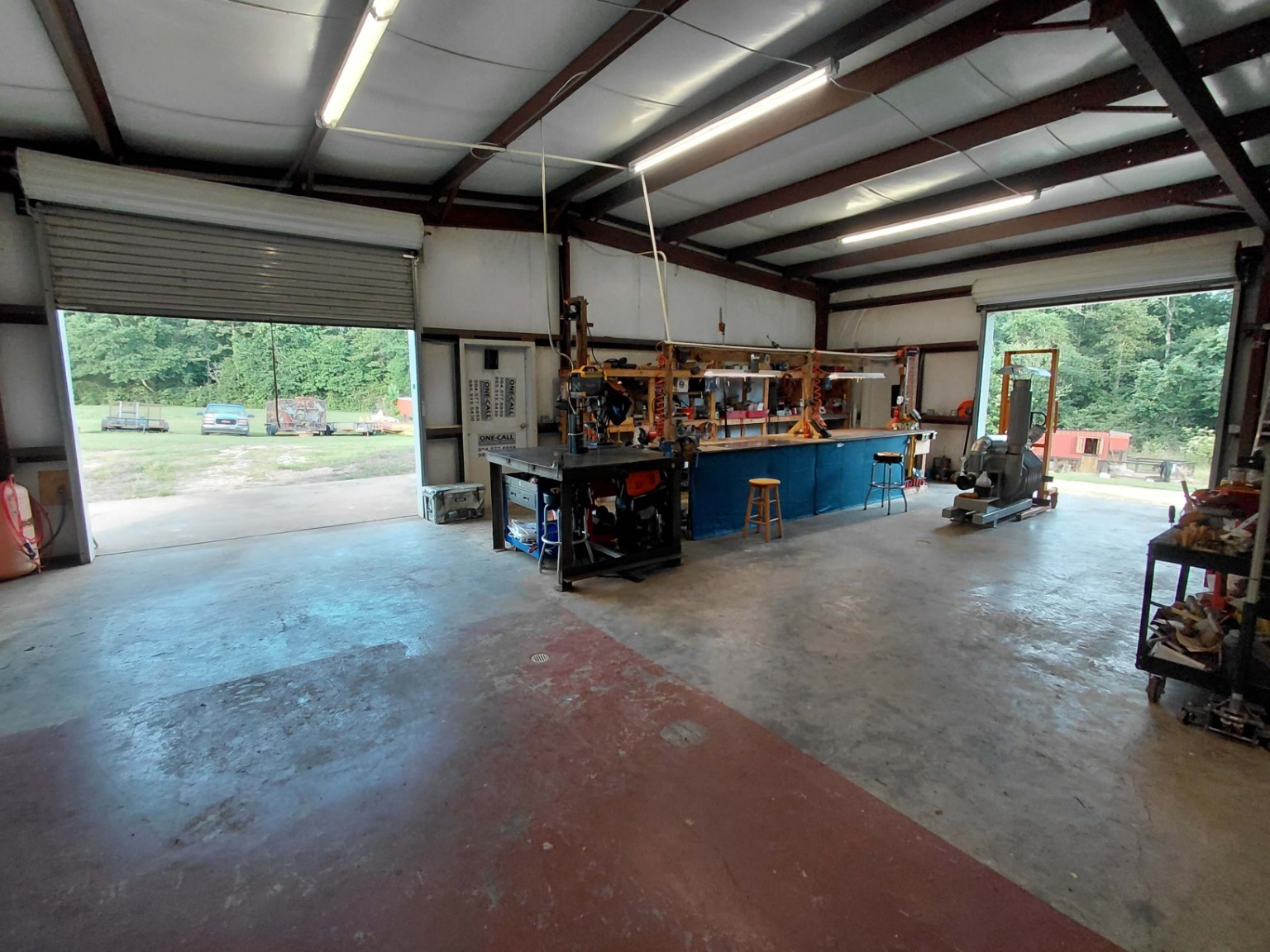 Boneyard shop workspace