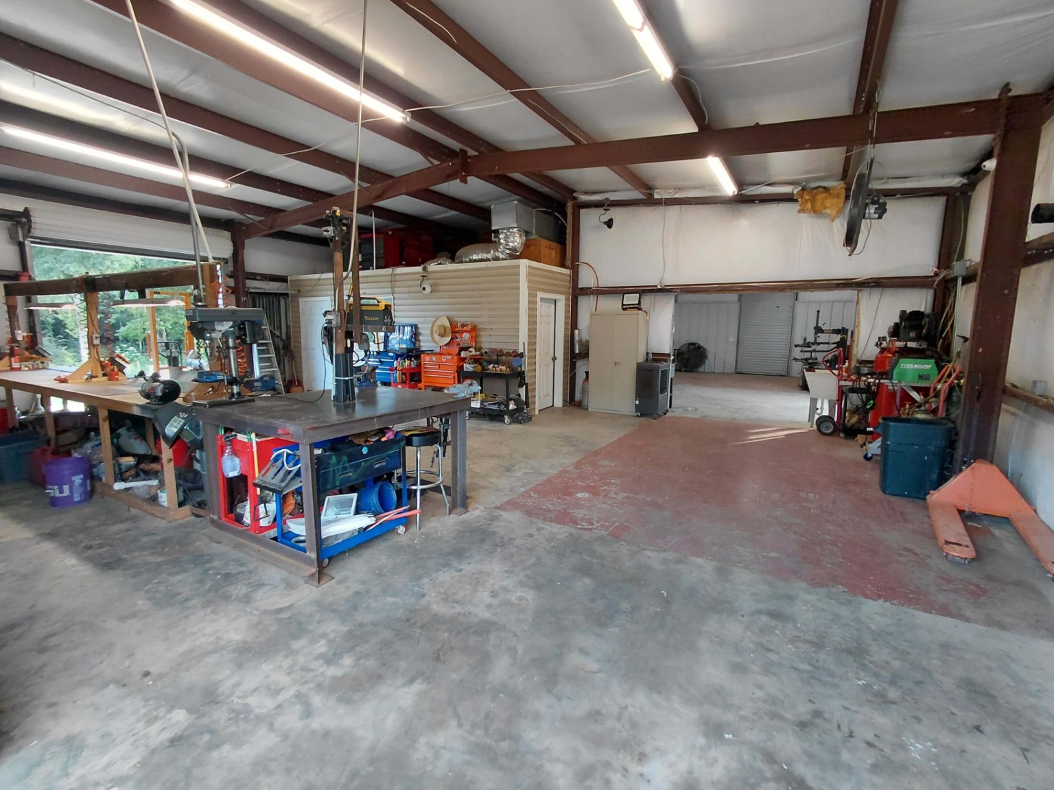 Shop installation area